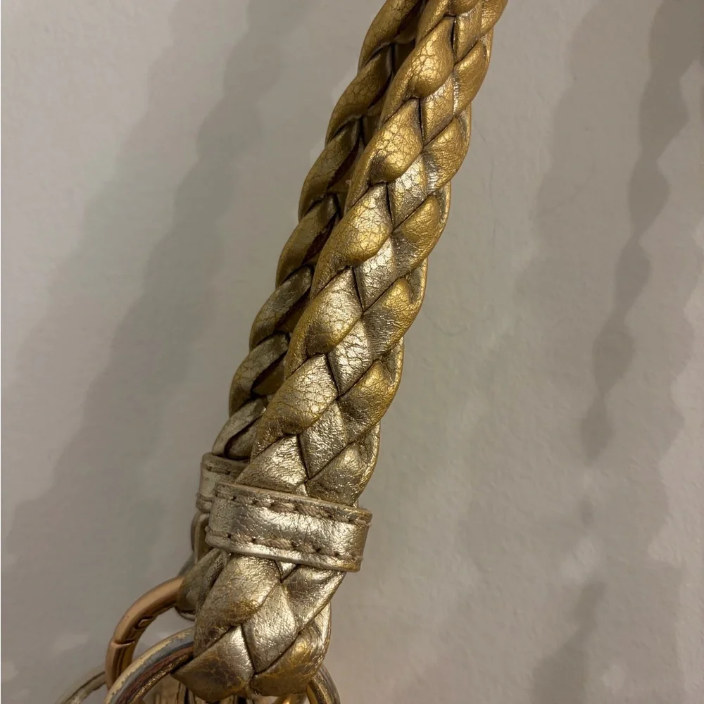 Michael Kors Tan Braided Shoulder Bag